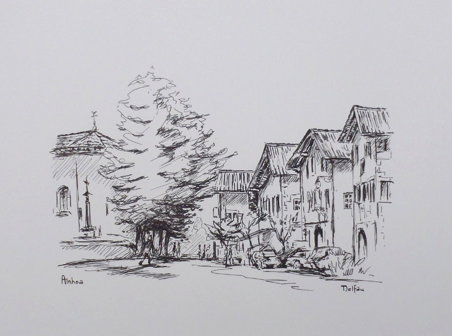 La rue centrale d’Aïnoha
