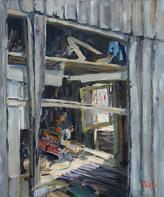 La cabane en ruines