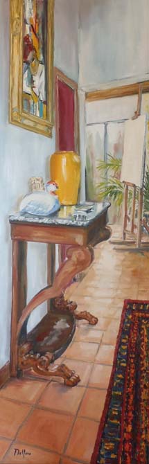 Le chevalet à la toile blanche