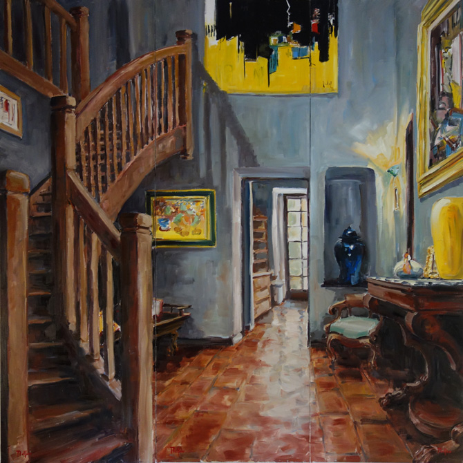 Le hall d'escalier