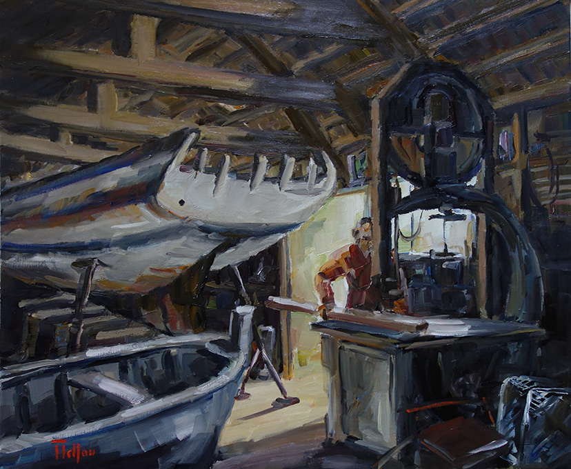 La scie de l'atelier