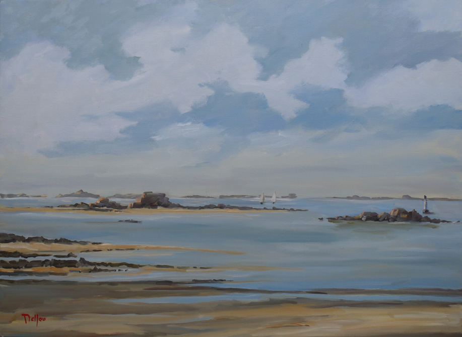Marée basse à Enogat