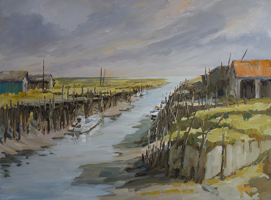 Marée montante au chenal - Ile d'Oléron