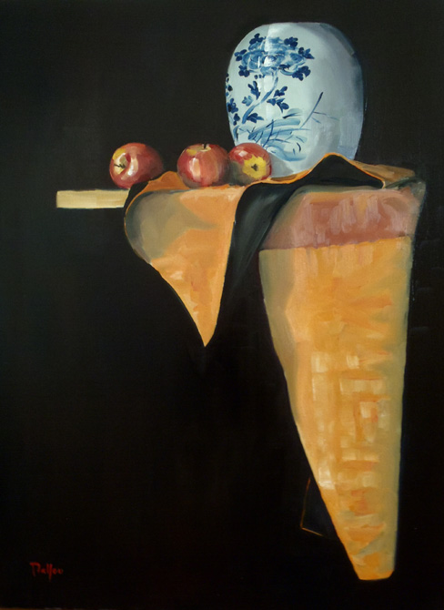La potiche et les pommes