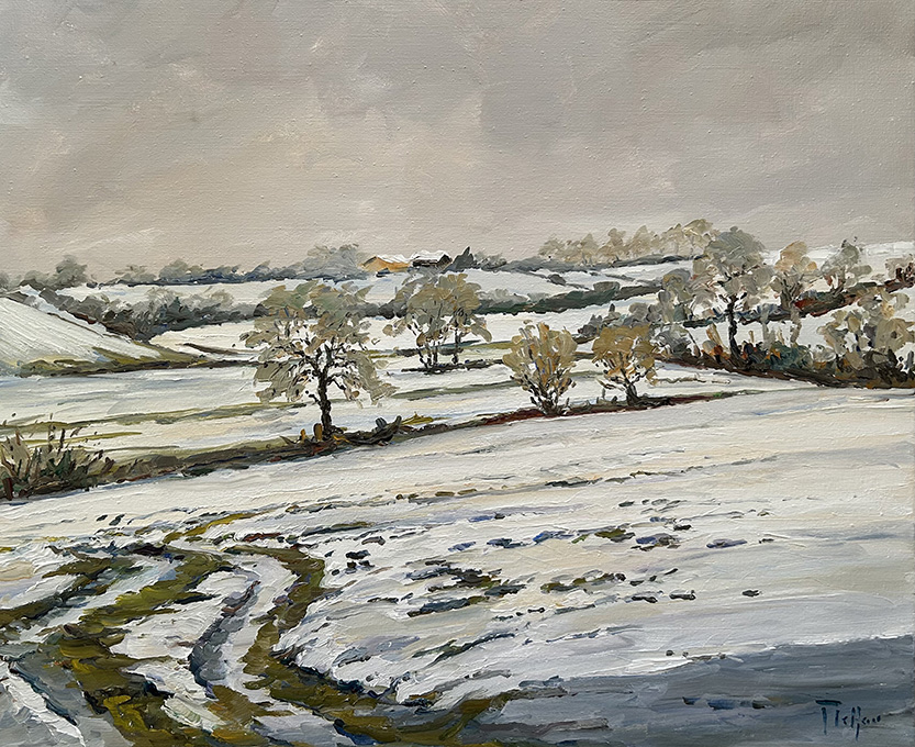 Paysage enneig&eacute;