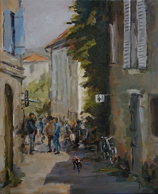 Ruelle animée à Auch