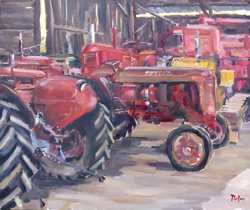 La grange aux tracteurs