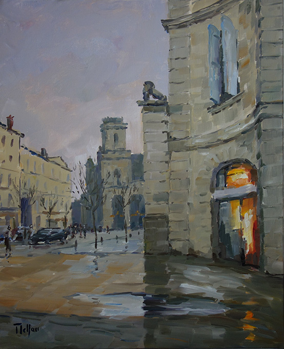 Jour de pluie à Auch